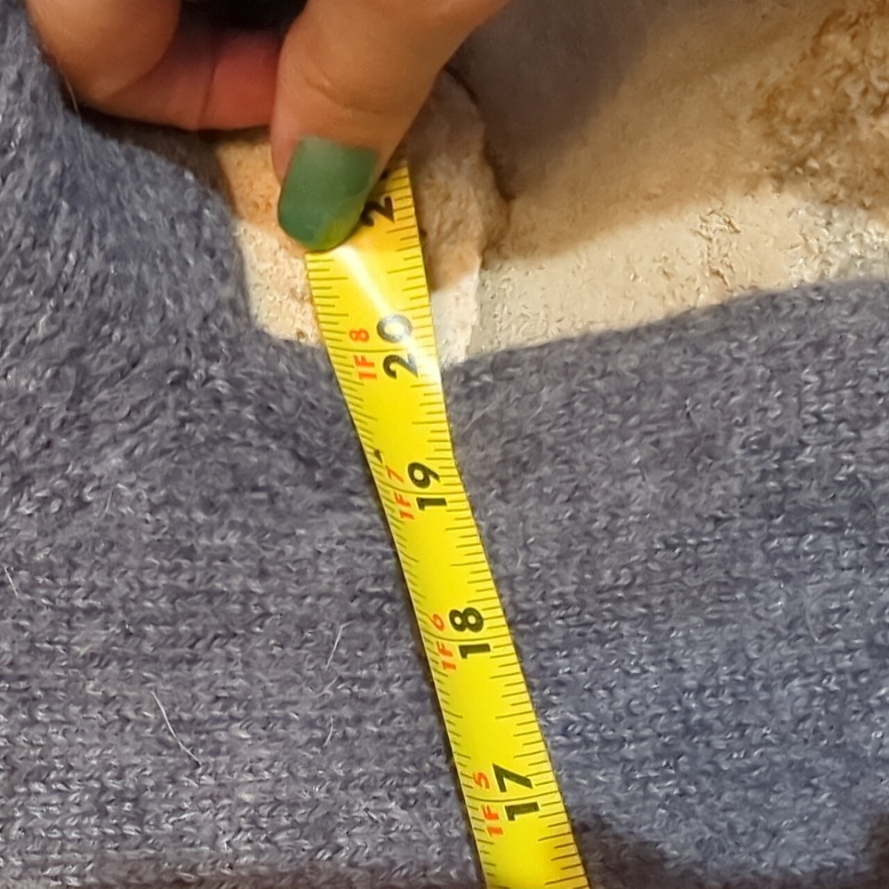 Alpaca Gray Hooded Sweater With Decorative Trim - Picture 6 of 8